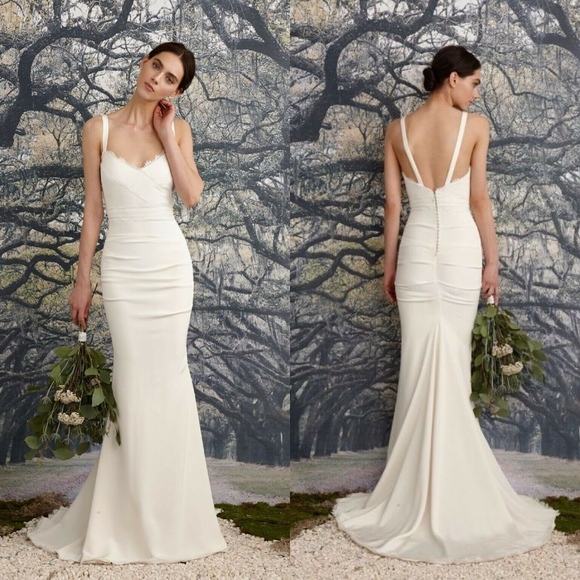 Nicole Miller Dresses & Skirts - Nicole Miller Elegant White Wedding Dress
